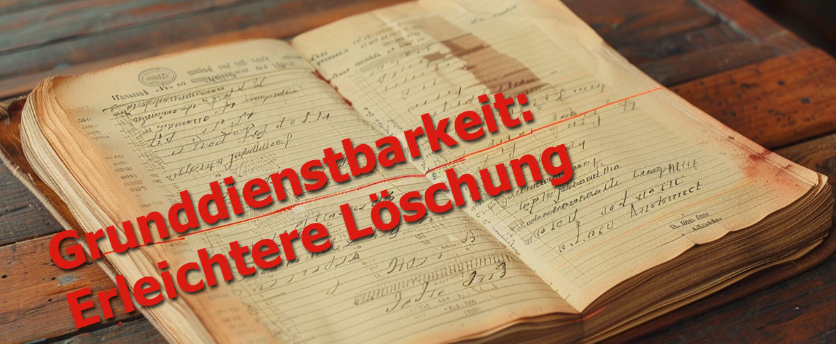 Grunddienstbarkeit: Erleichtere Löschung